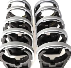 Colliers PVC de fixation à clip fermé PVC 63mm (Lot de 10)