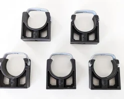 Colliers PVC de fixation à clip PP fermé PVC 50mm (Lot de 5) Fixation Industrielle tuyaux