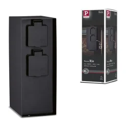 Colonne de prises Rio Double IP44 Anthracite