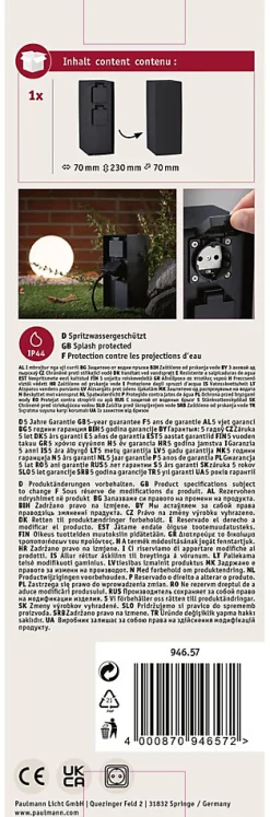 Colonne de prises Rio Double IP44 Anthracite