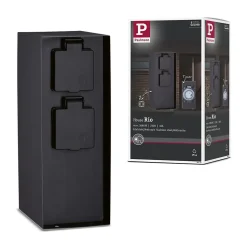 Colonne de prises Rio Horloge de programmation IP44 Anthracite