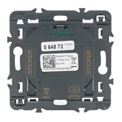 Commande générale sans fil Départ/Arrivée pour installation connectée Céliane with Netatmo titane