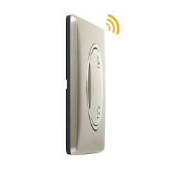 Commande générale sans fil Départ/Arrivée pour installation connectée Céliane with Netatmo titane
