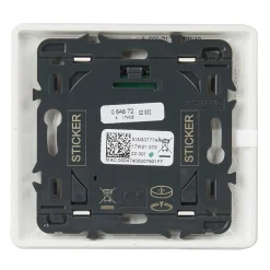 Commande générale sans fil Départ/Arrivée pour installation connectée Céliane with Netatmo blanc