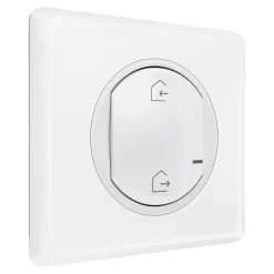 Commande générale sans fil Départ/Arrivée pour installation connectée Céliane with Netatmo blanc