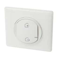 Commande générale sans fil Départ/Arrivée pour installation connectée Céliane with Netatmo blanc