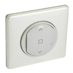 Commande sans fil pour interrupteur filaire de volet roulant connecté Céliane with Netatmo titane