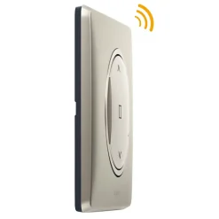 Commande sans fil pour interrupteur filaire de volet roulant connecté Céliane with Netatmo titane