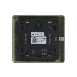 Commande sans fil pour interrupteur filaire de volet roulant connecté Céliane with Netatmo titane