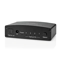 Commutateur audio Toslink 4 Ports NEDIS