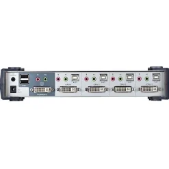Commutateur KVM DVI 4 ordinateurs ATEN