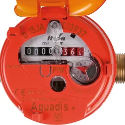 Compteur d'eau divisionnaire eau chaude - Aquadis+ - Itron