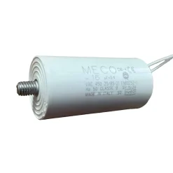 Condensateur ALLOTECH MECO 16 µF universel (CMI4 1604) fil et vis pour moteur de store et électroménager
