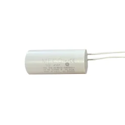 Condensateur ALLOTECH MECO 10 µF universel (CMI4 1004) fil et fond plat pour moteur de store et électroménager