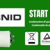 Condensateur de démarrage pour moteurs électriques, 450V, capacité : 2,5 microfarad, 4 broches / M8