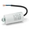 Condensateur de démarrage pour moteurs électriques, 450V, capacité : 35 microfarad, avec câble de 15cm