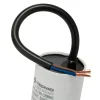 Condensateur de démarrage pour moteurs électriques, 450V, capacité : 40 microfarad, avec câble de 15cm