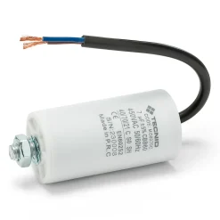 Condensateur de démarrage pour moteurs électriques, 450V, capacité : 7 microfarad, avec câble de 15cm