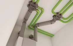 Conduit isolé - Longueur : 1.00 m - Diamètre : 180