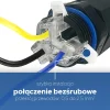 Connecteur de câble étanche IP68 3 fils noir