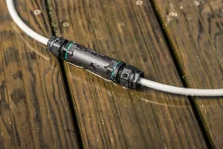 Connecteur droit tube 3 pôles IP68 Diall noir