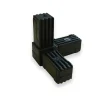 Connecteur triple pour tube carré Diall 20 x 20 mm horizontal et vertical