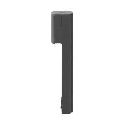 Console murale à visser Soléa Gris anthracite mat sablé REN 0206MS
