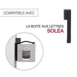 Console murale à visser Soléa Noir Sablé RAL 2100 MS