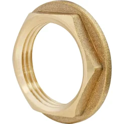 Contre-écrou à plateau laiton Femelle 15/21 (1/2"), lot de 2