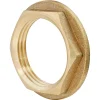 Contre-écrou à plateau laiton Femelle 20/27 (3/4"), lot de 2
