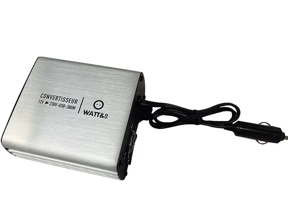 Convertisseur voiture 12V en 220V 300W Watt&Co + sortie USB