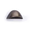 Coquille en Zamak avec finition en cuir vieilli, dimensions: 60x30x26mm et inserts: 32mm-