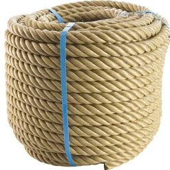 Corde beige polypropylène 50m, Diamètre18mm
