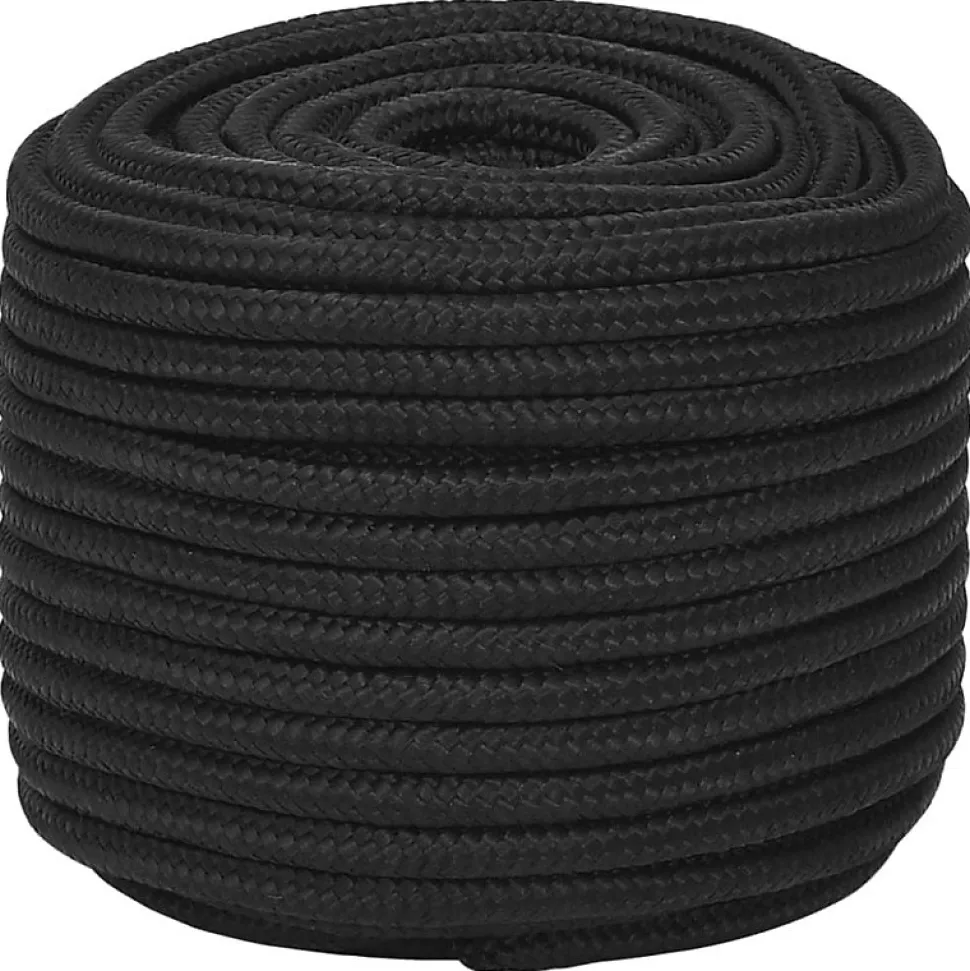 Corde de bateau Noir complet 14 mm 50 m Polypropylène