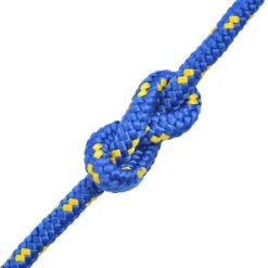 Corde de bateau Polypropylène 8 mm 100 m Bleu