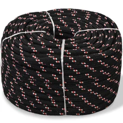 Corde de bateau Polypropylène 18 mm 50 m Noir