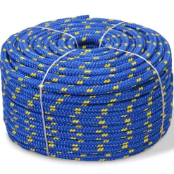 Corde de bateau Polypropylène 10 mm 250 m Bleu
