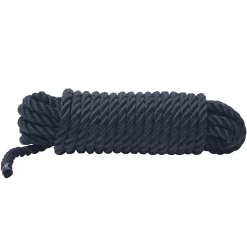 Corde noire polyester 10 mètres WERKA PRO
