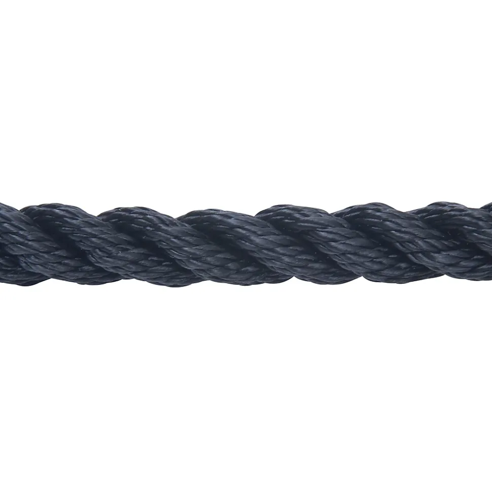 Corde noire polyester 10 mètres WERKA PRO