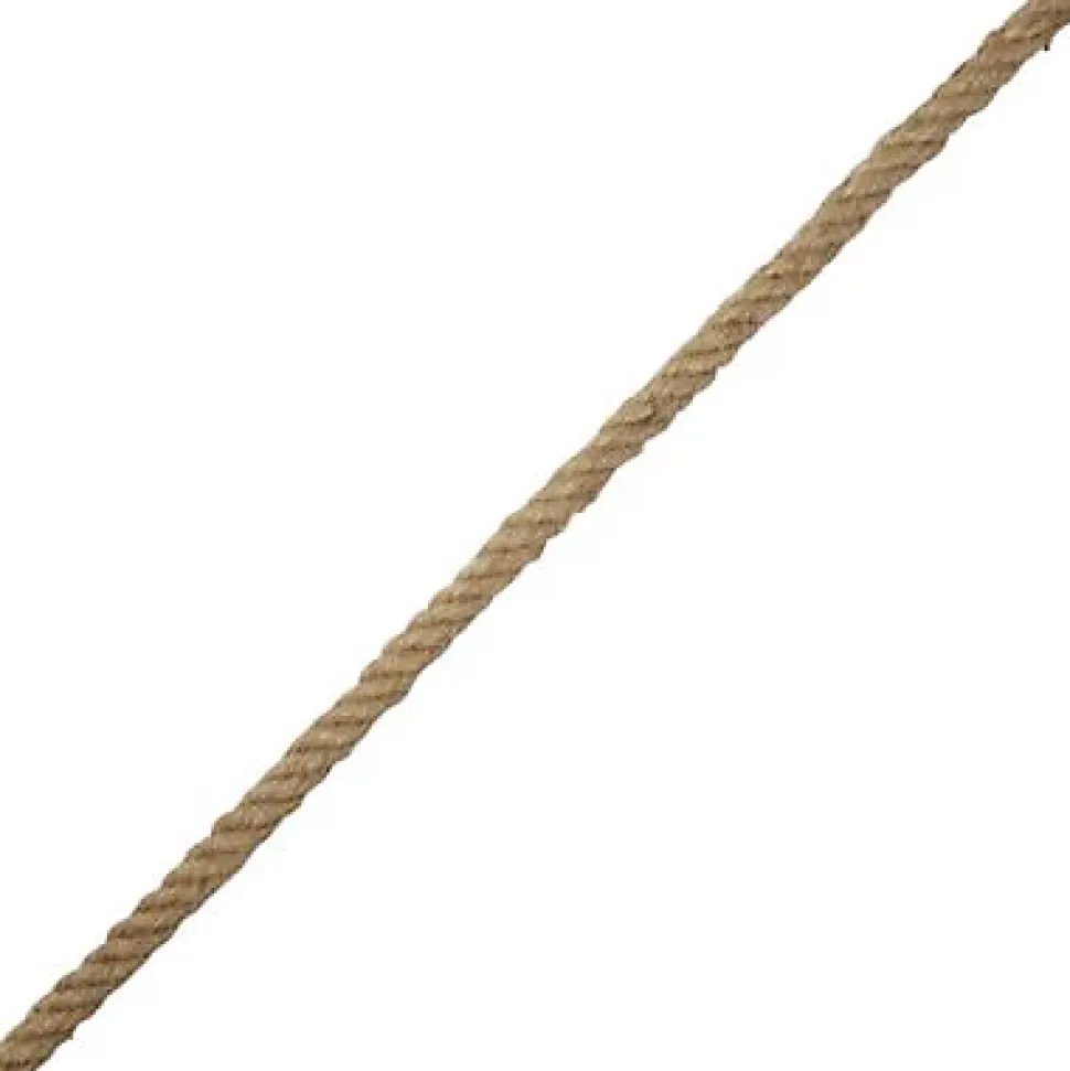Corde torsadée en chanvre ø 24 mm, vendue au mètre