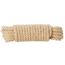 Corde torsadée en jute DIALL ø14 mm, 10 m