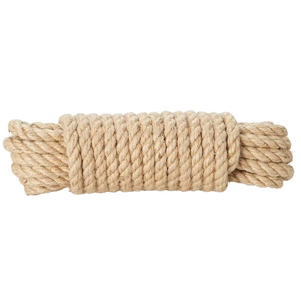 Corde torsadée en jute DIALL ø14 mm, 10 m