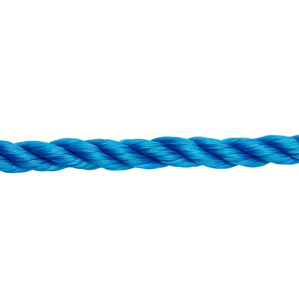 Corde torsadée en polypropylène bleue DIALL ø12 mm, 20 m