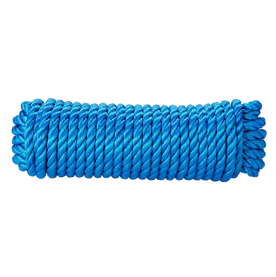 Corde torsadée en polypropylène bleue DIALL ø12 mm, 20 m