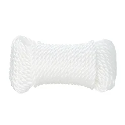 Corde torsadée en polypropylène blanche Diall ø6 mm, 15 m