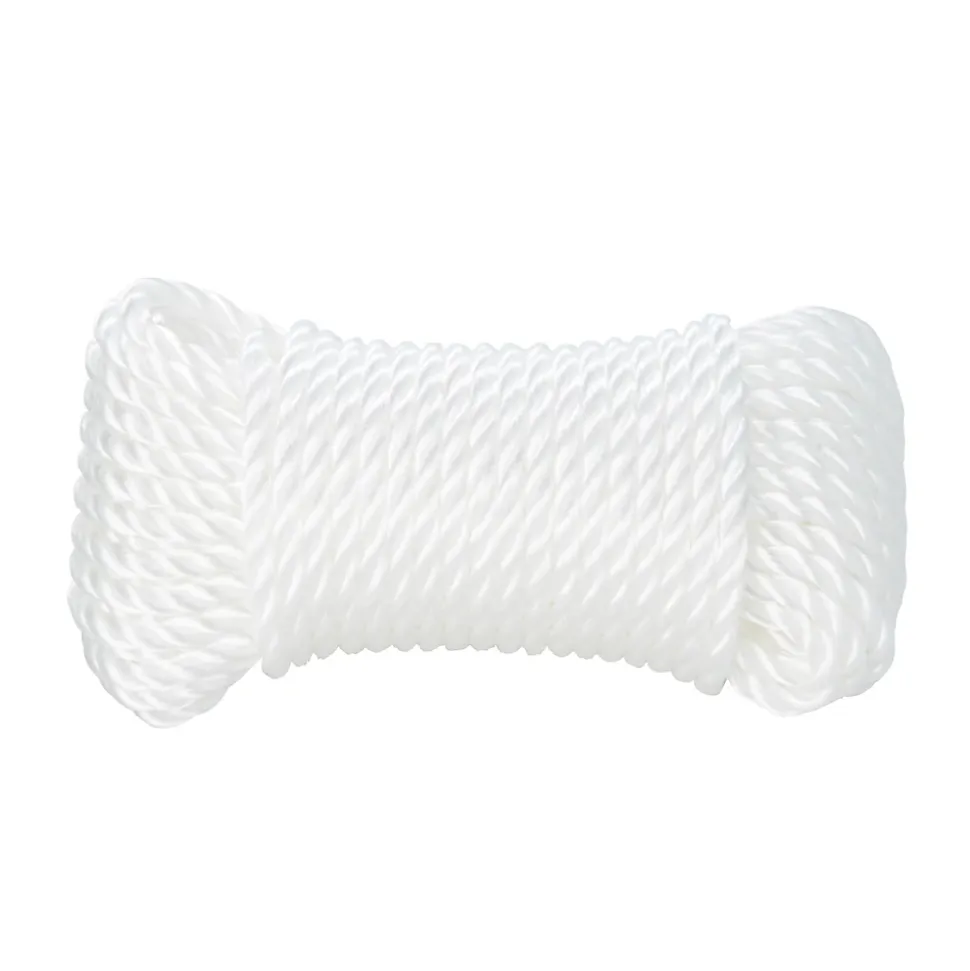 Corde torsadée en polypropylène blanche Diall ø6 mm, 15 m