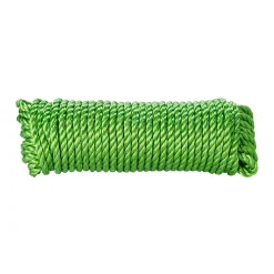 Corde torsadée en polypropylène verte Diall ø10 mm, 7.5 m
