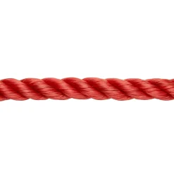 Corde torsadée en polypropylène rouge DIALL ø14 mm, 7.5 m