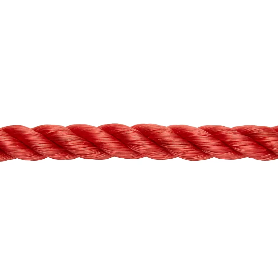 Corde torsadée en polypropylène rouge DIALL ø14 mm, 7.5 m