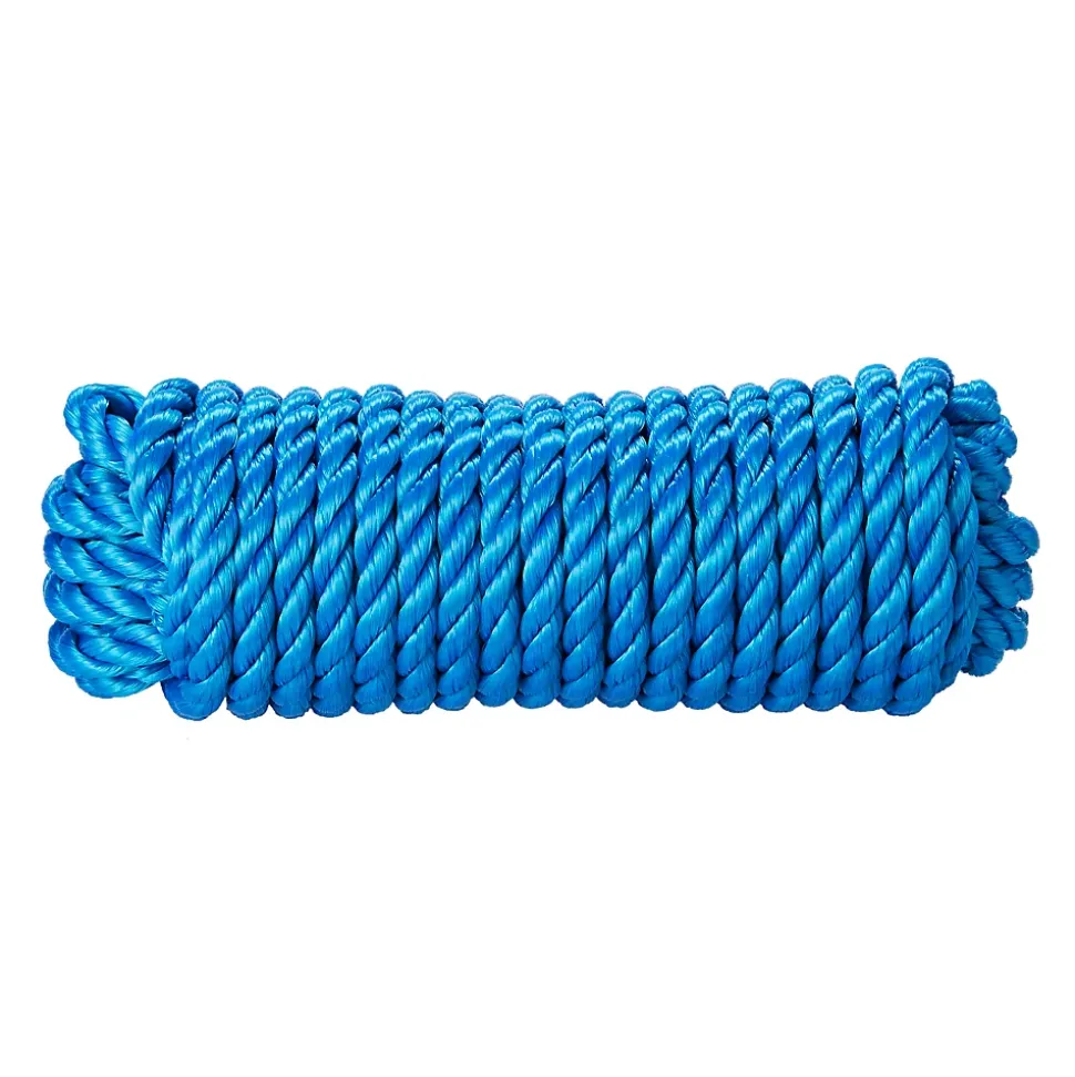 Corde torsadée en polypropylène bleue Diall ø12 mm, 15 m